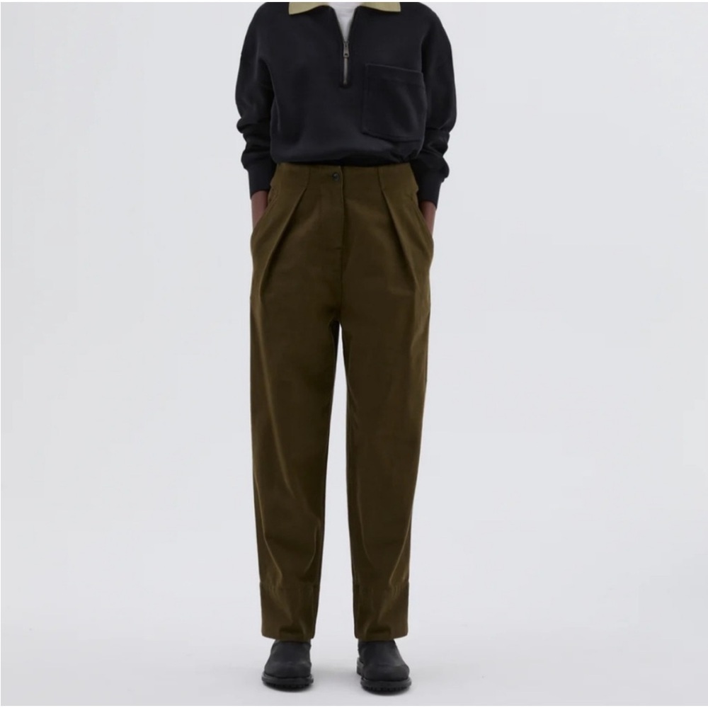 MHL Margaret Howell high-waisted trousers with cinch perfect fit - Picture 2 of 7